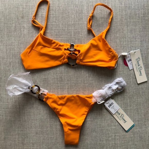 Beach Bunny Lexi Bralette + Lexi Tango Bottom (size L) NWT - Picture 8 of 12